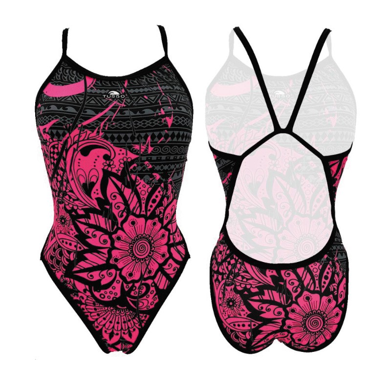 Costume Donna REVOLUTION BORDER FLOWER TURBO
