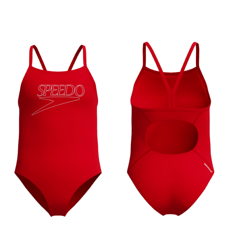 Costume Girls Endurance+ Logo Thinstrap Speedo