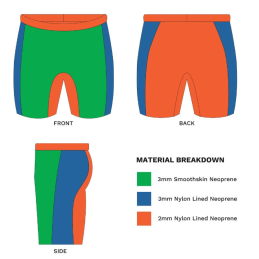 Pantaloncini Active-Flex Buoyancy Zone3
